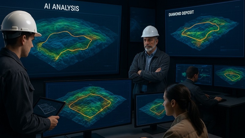 АЛРОСА запускает ИИ для ускорения геологоразведки